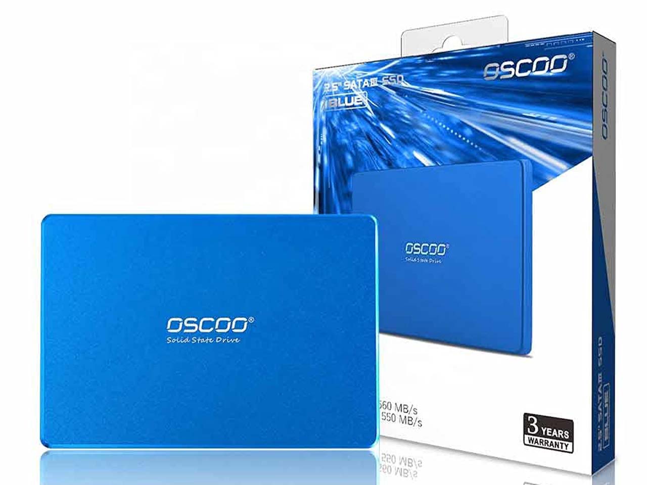 اس اس دی اینترنال 2.5 اینچ SATA اسکو BLUE مدل OSCOO SSD-001 ظرفیت 128 گیگابایت