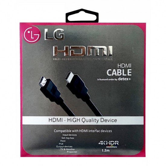کابل HDMI 4K HDR مدل LG به طول 1.5 متر