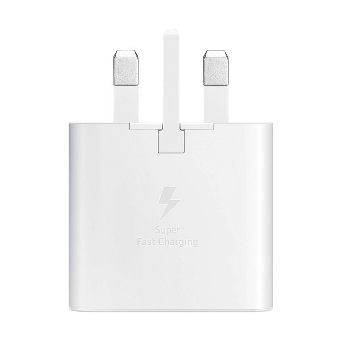 شارژر دیواری سوپرفست سامسونگ ۲۵ وات اصلی ۳ پین