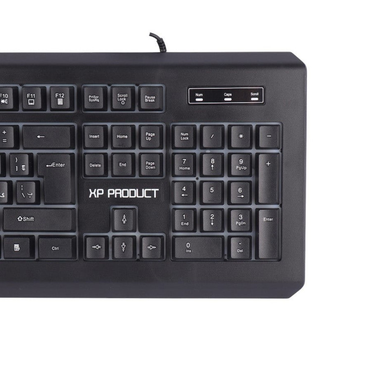 کیبورد سیمی گیمینگ ایکس پی مدل XP-11100