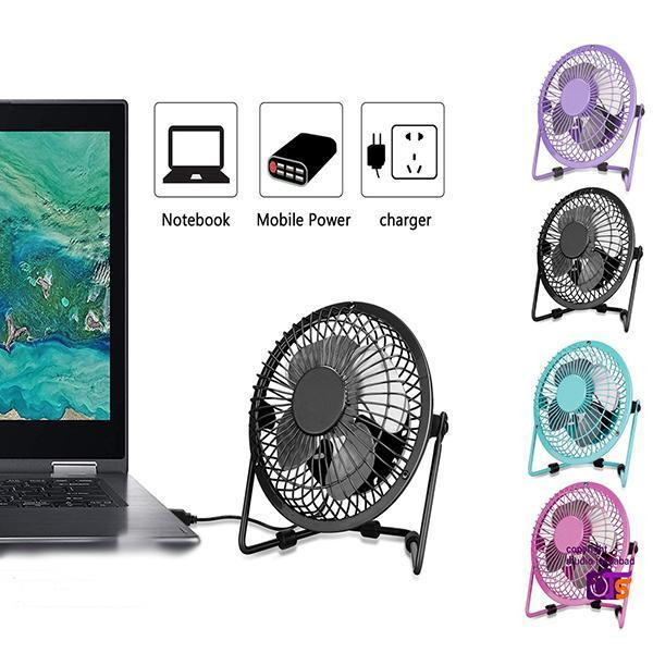 مینی پنکه رومیزی USB فلزی دی نت