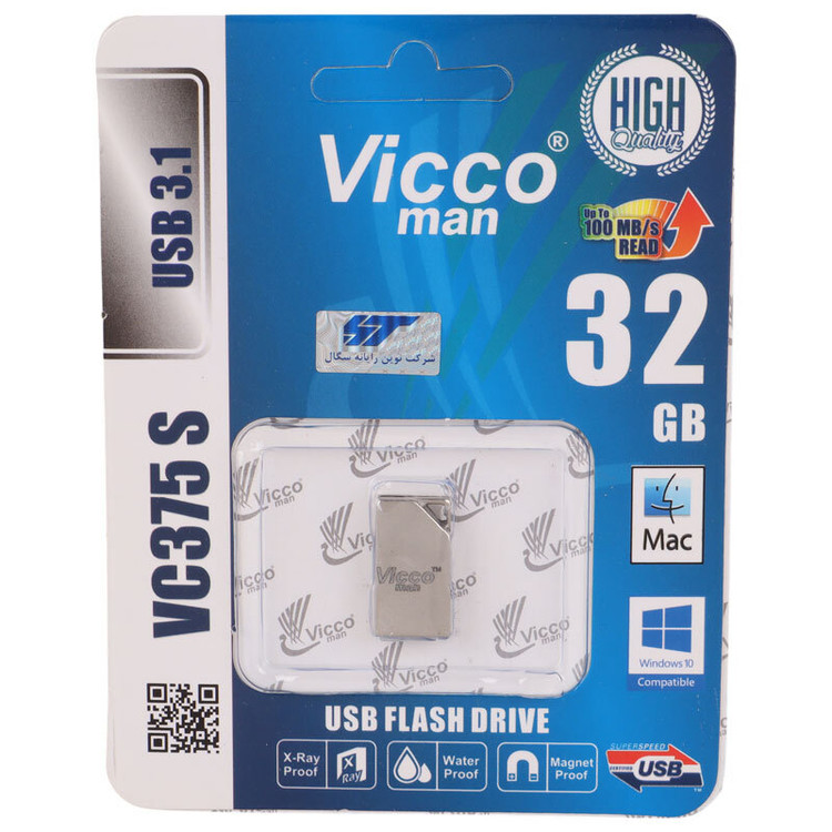 فلش مموری ویکومن مدل VC375 USB 3.1 ظرفیت 32 گیگابایت