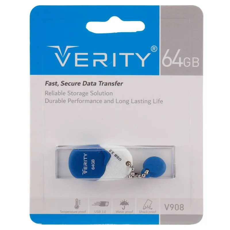 فلش مموری وریتی مدل V908 USB3.0 ظرفیت 64 گیگابایت