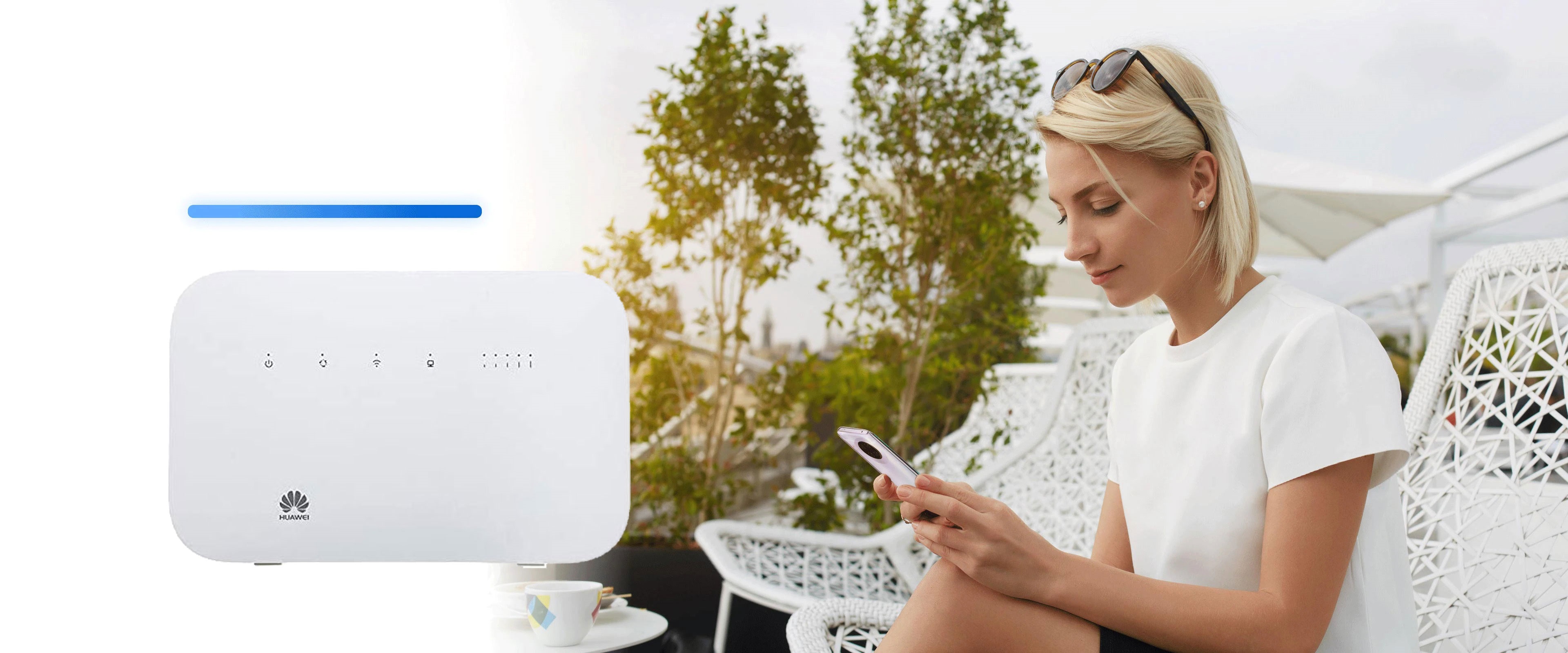 مودم روتر4.5G TD-LTE بی سیم N300 هواوی مدل B612