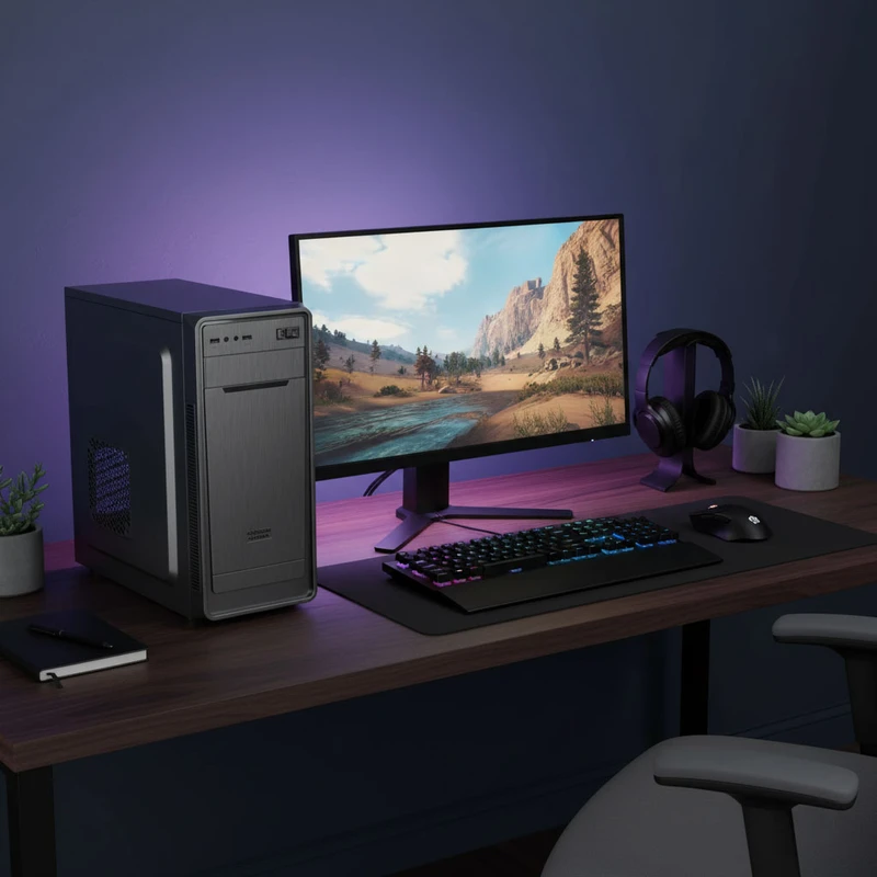 کیس کامپیوتر استاندارد Mid Tower گرین مدل HOMA