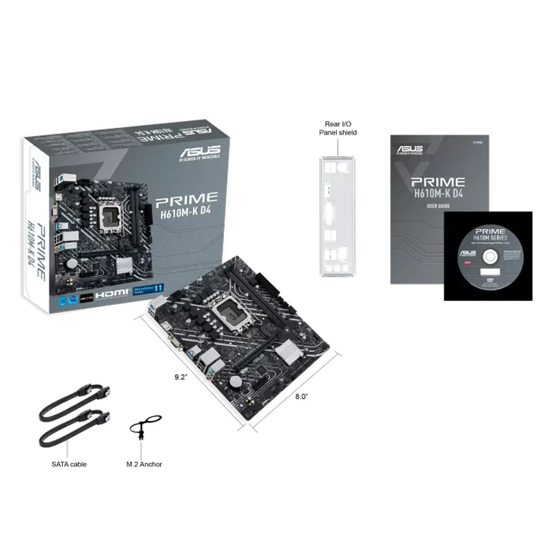 مادربرد ایسوس Prime H610M-K D4 DDR4