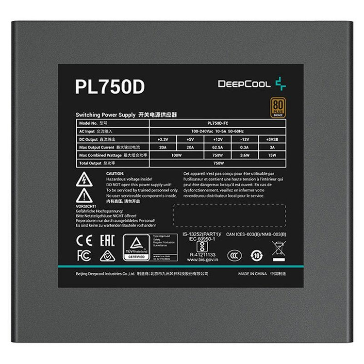پاور 750 وات دیپ کول DeepCool PL750D Bronze