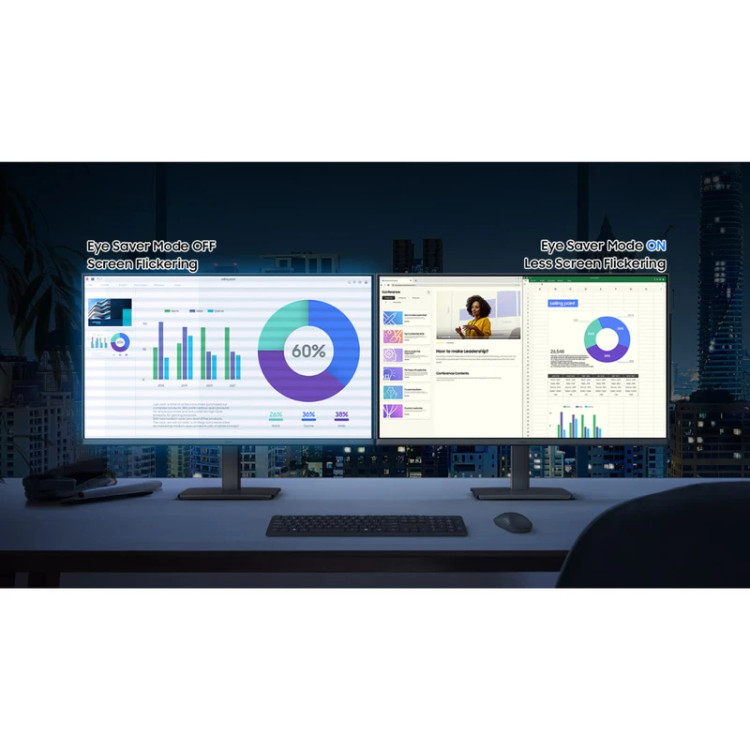 مانیتور 24 اینچ سامسونگ LED Essential S3 S30GD LS24D300GAMXUE