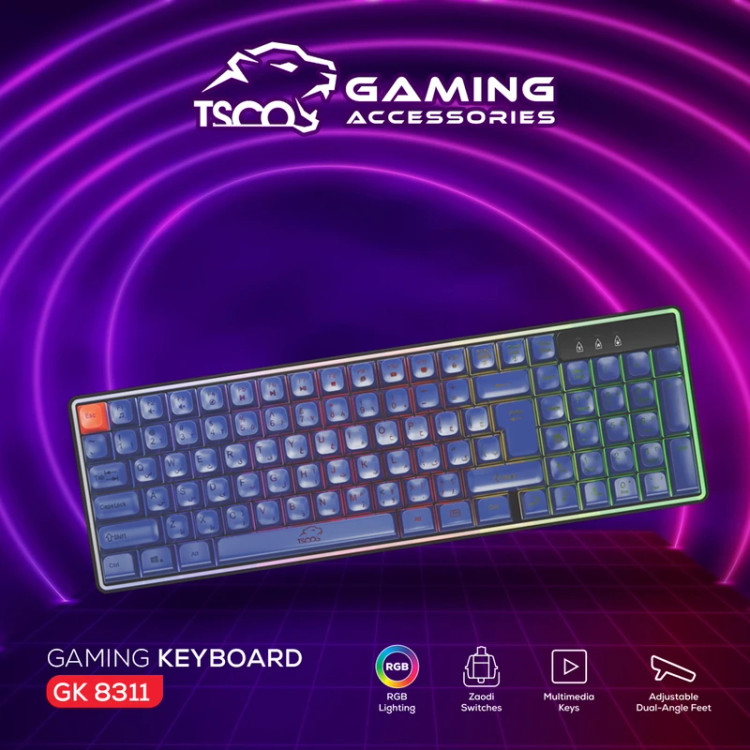 کیبورد مخصوص بازی تسکو مدل GK 8311 Apollo