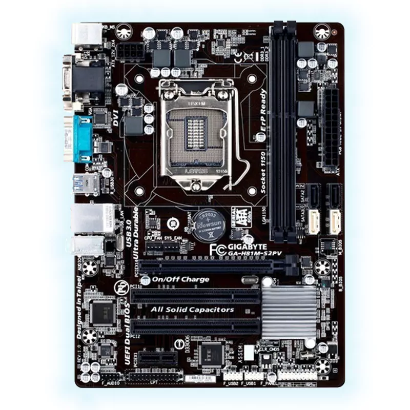 مادربرد استوک Gigabyte GA‑H81M‑S2PV