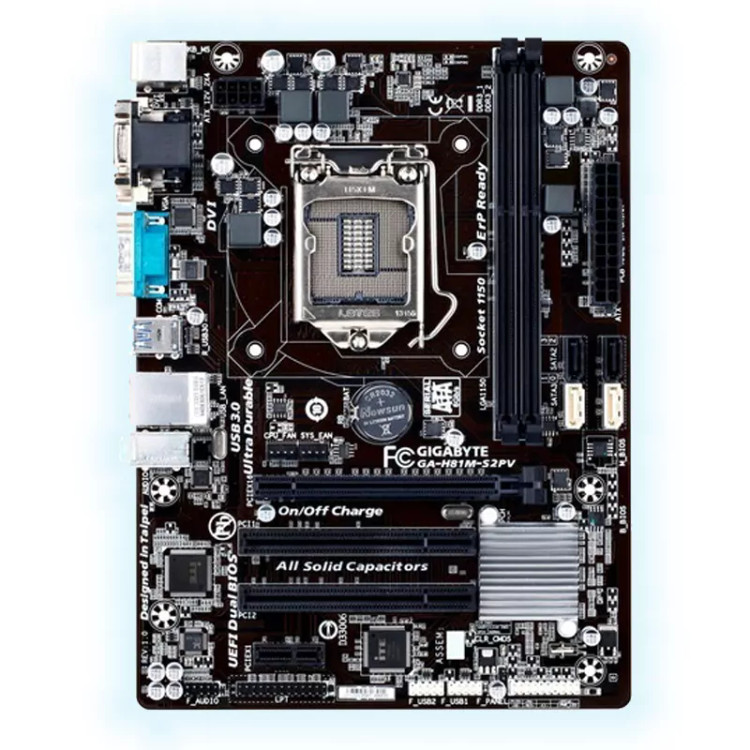 مادربرد استوک Gigabyte GA‑H81M‑S2PV