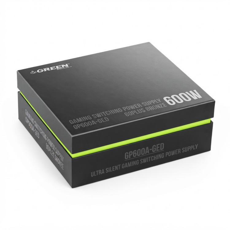 منبع تغذیه کامپیوتر 600 وات گرین مدل GP600A-GED